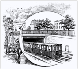 הרכבות העירוניות שראה הרצל בערי אירופה בסוף המאה ה-19.